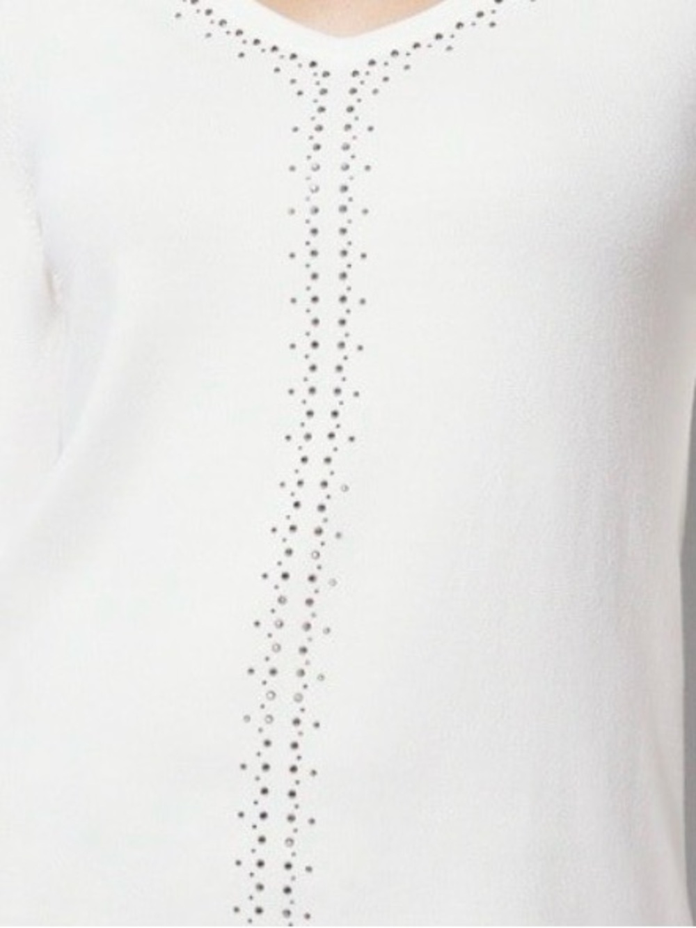 26. NWT WOMENS CHICO’S 4/XXL DETAIL SWEATER - Picture 3 of 3